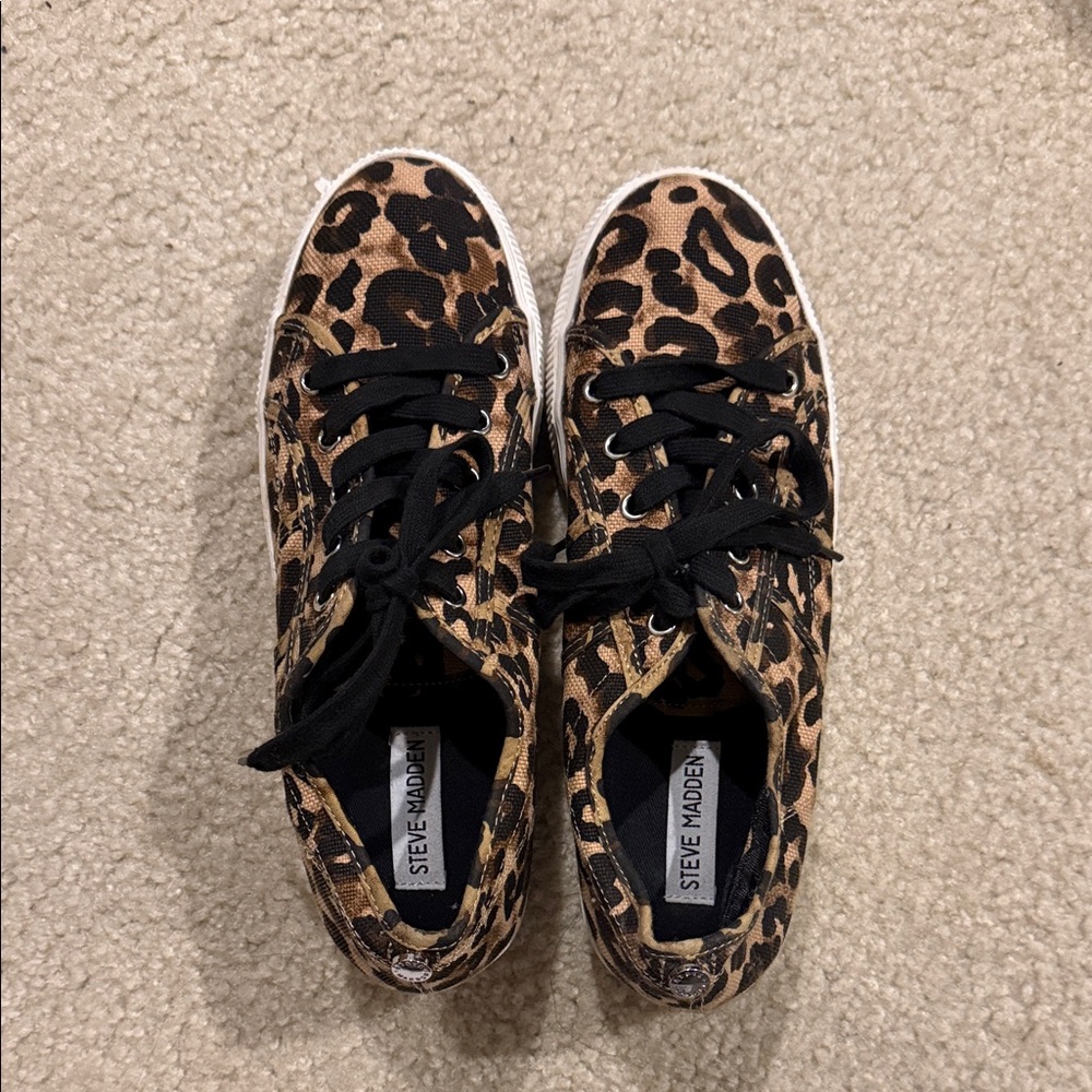 Steve Madden Animal Print Women's Platform Sneakers